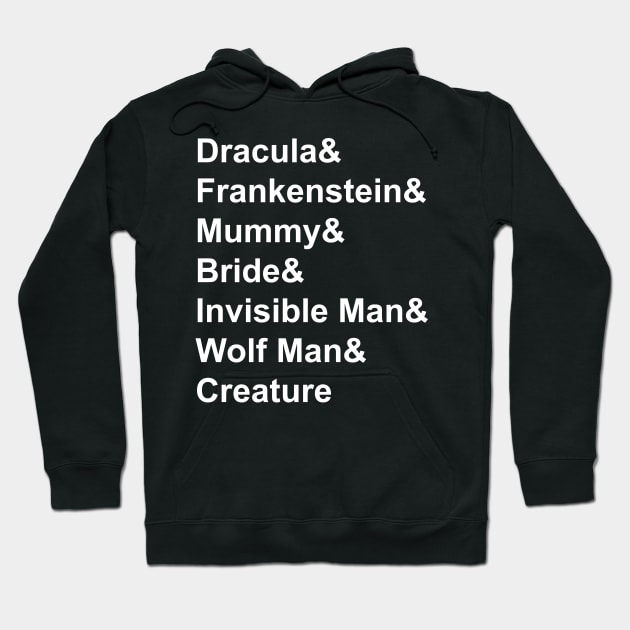 The Classic Spooky Gang is All Here Hoodie by SoggyCheeseFry